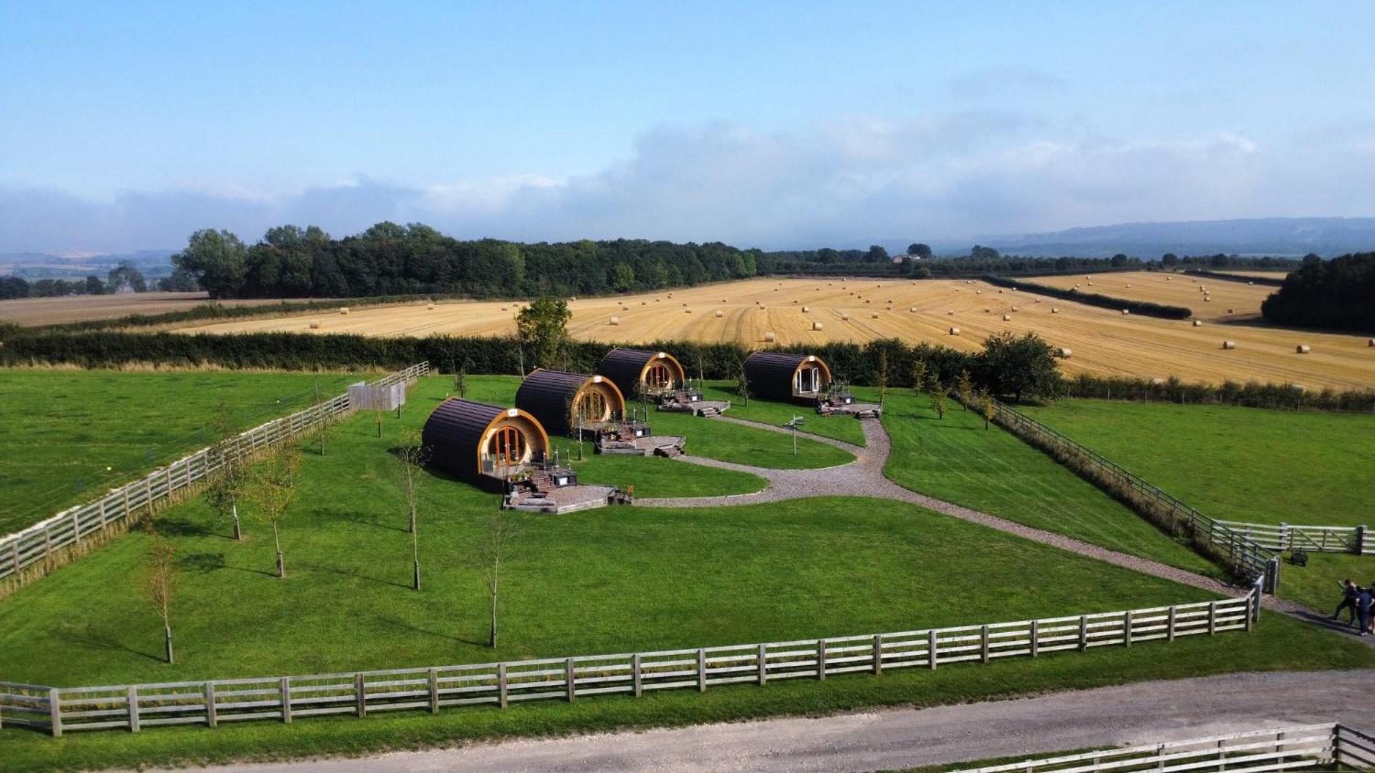 斯坦福桥Mingle Dale- Bugthorpe Grange Glamping别墅 外观 照片